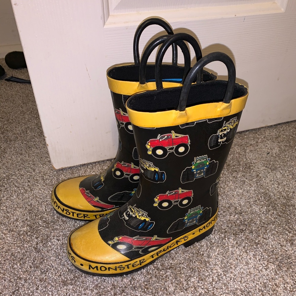 Monster Truck Rain Boots